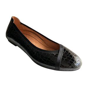 Vionic Caroll Textured Patent Croc Leather Ballet Flats 9